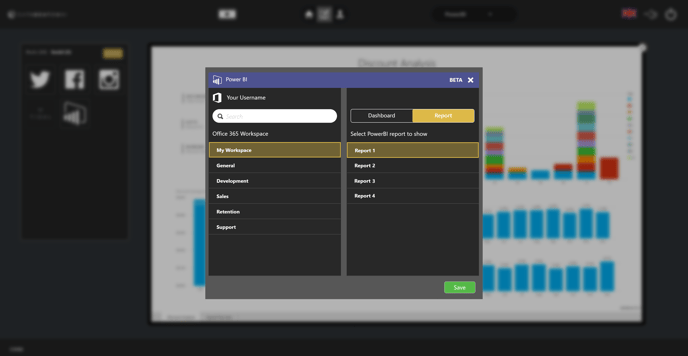 PowerBI - Editing your PowerBI Report in Screen Designer