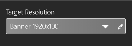 target resolution for digital signage