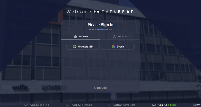 How to sign-up or sign-in to DatabeatOMNI with the new Login and Sign-Up Process?