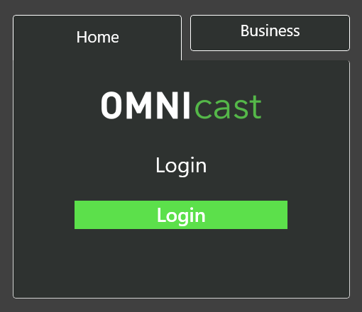 OMNIcast login for Home