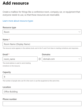 How to create a meeting room in Microsoft 365 for use with Databeat Doorsign or Databeat Booking