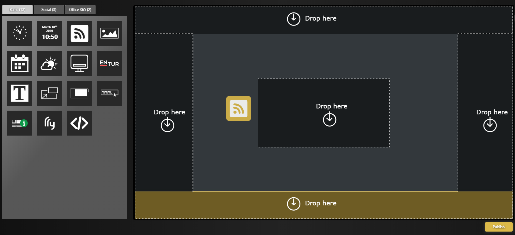 How to add an RSS widget in DatabeatOMNI