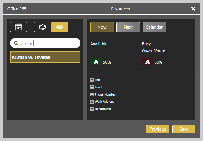 Users and Resource Settings