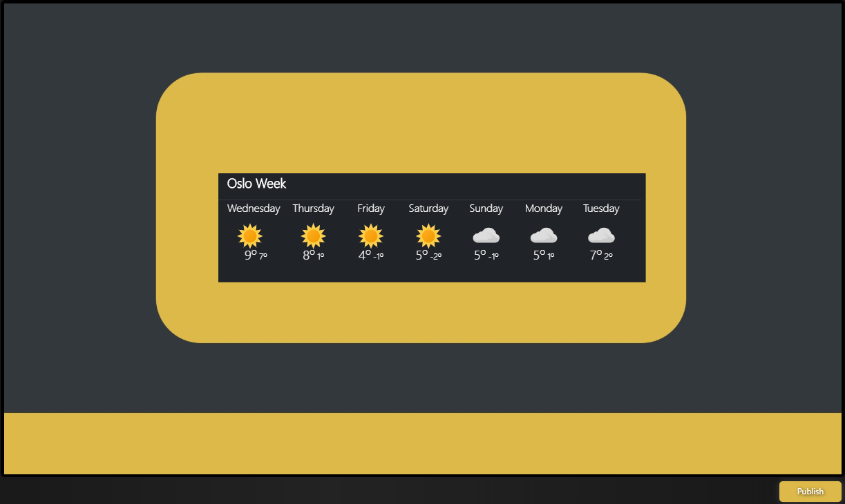 Weather Widget Preview