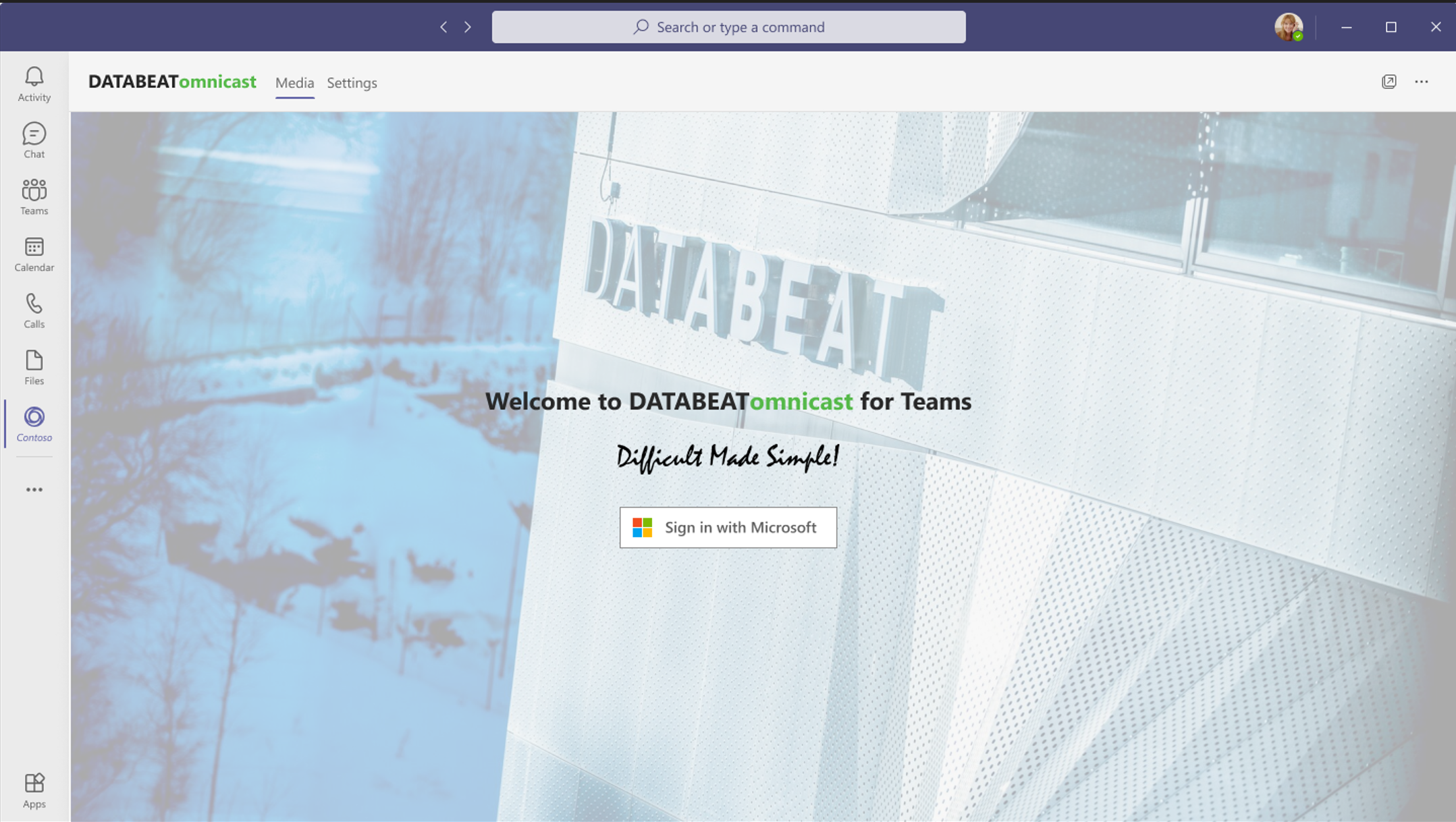 Databeat OMNIcast for Teams