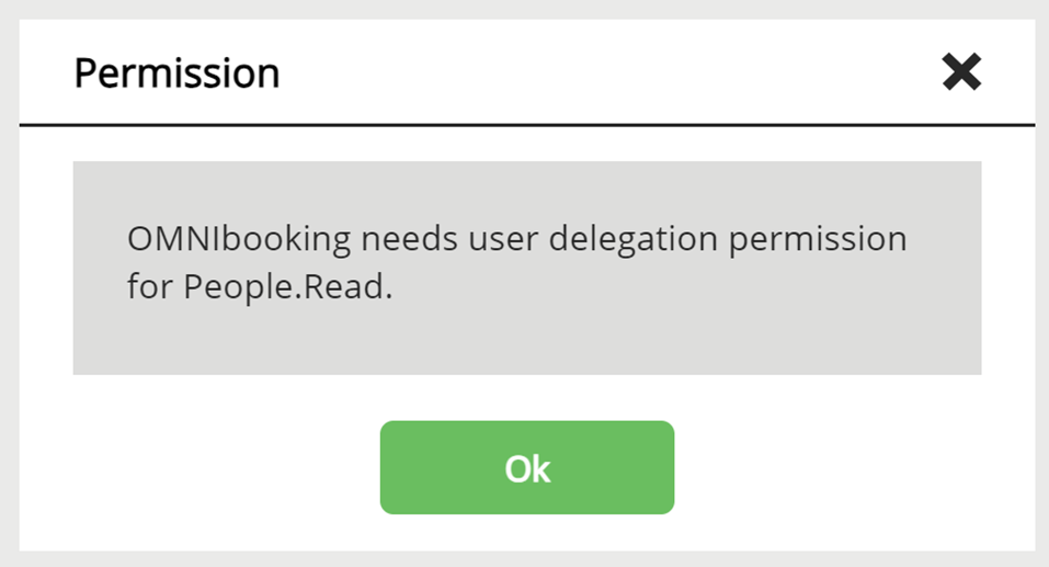 Need more permissions request by Databeat Booking step 2